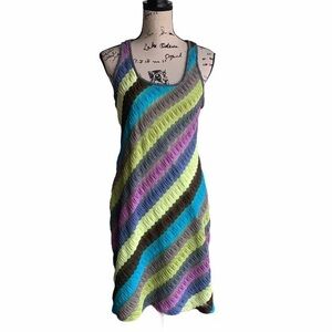 Muse pastel multicolored sleeveless dress